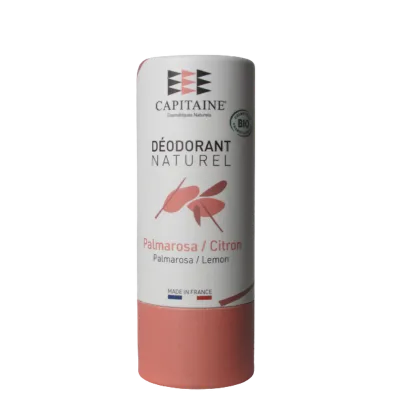 Déodorant naturel solide bio Palmarosa Citron 60g