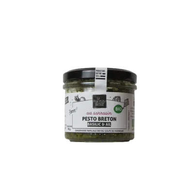Pesto Breton Bio Basilic et Ail 90g