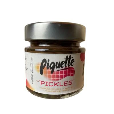 Pickles d&rsquo;Oignons Rouges Lavande Vinaigre de Xérès 130g