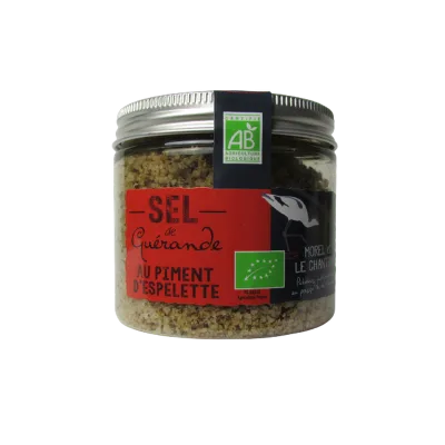 Sel de Guérande au Piment d&rsquo;Espelette 150g